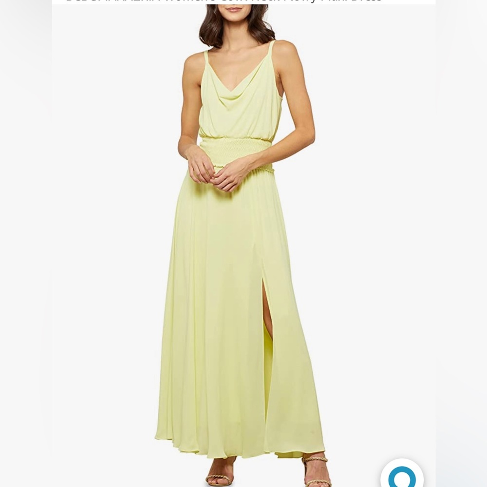 BCBGMAXAZRIA Womens Cowl Neck Flowy Maxi Dress
Size small worn once like new